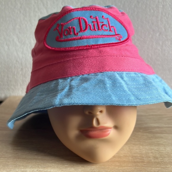 $10 or best offer - Von Dutch Embroidered Bucket Hat Kids 21" Circumference - Picture 8 of 10